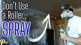 Paint Ceilings FASTER With An Airless Paint Sprayer