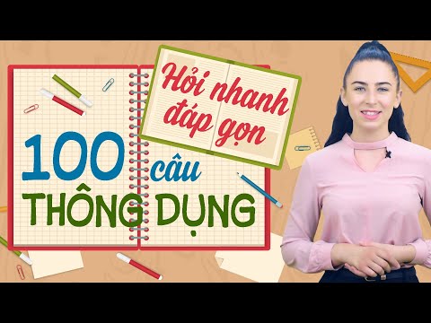Video 100 CÂU TIẾNG ANH THÔNG DỤNG NHẤT DÙNG TRONG MỌI TÌNH... - youtube