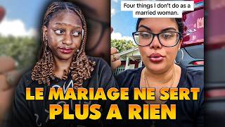 LES HOMMES NE VEULENT PLUS SE MARIER et ils ont raison