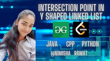 Intersection point in Y shaped linked list | CPP | Java |  Python | DSA | Hindi
