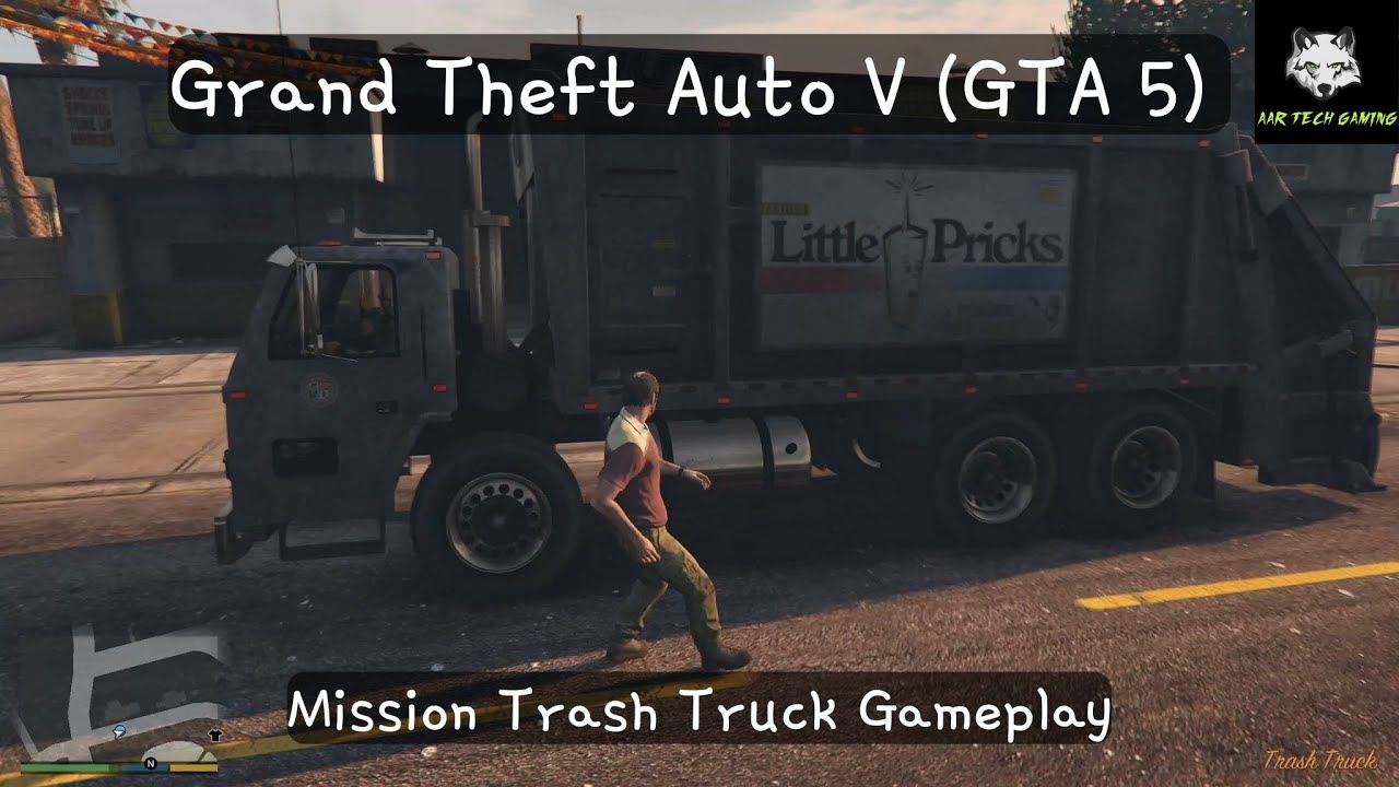 Grand Theft Auto V GTA 5 Mission Trash Truck Gameplay YouTube 