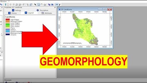 How to prepare geomorphology map using SAGA GIS