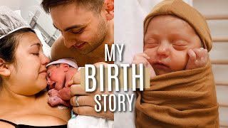 EMOTIONAL BIRTH STORY | EMERGENCY C-SECTION 36 WEEKS PREGNANT | SURPRISE GENDER BIRTH! 👶🏽