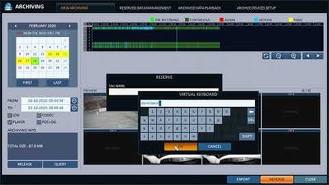 iPIMS client viewer: Backup & Copy