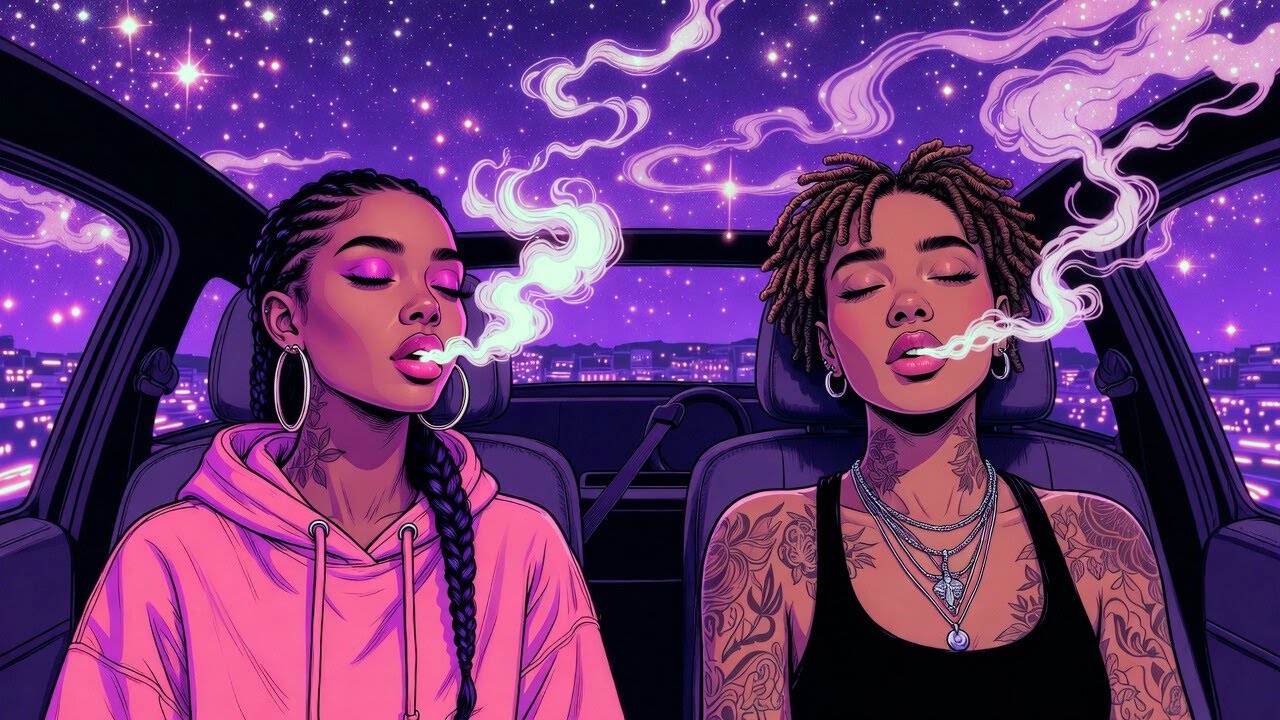 Starlit Night Drive Mix - Chill Rap & Bluesy Hip-Hop | Midnight Mood