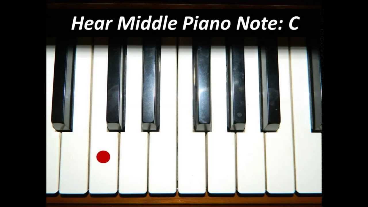 piano middle note