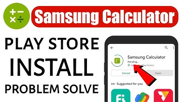 Samsung Calculator app not install download problem solve in play store ios