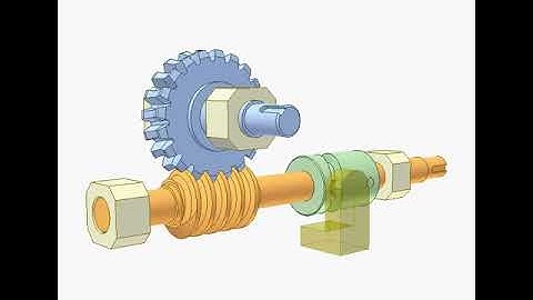 3028   Worm Drive 5a  Rotating and translating worm
