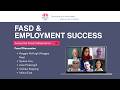 FASD &amp; Employment Success | Across the Pond Panel Discussion