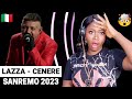 LAZZA - CENERE | SANREMO 2023 REACTION!!!😱 2ND PLACE!