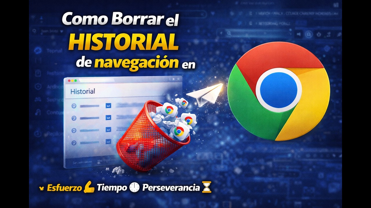Como Borrar el Historial de navegación en Google Chrome🗑🗑 - YouTube