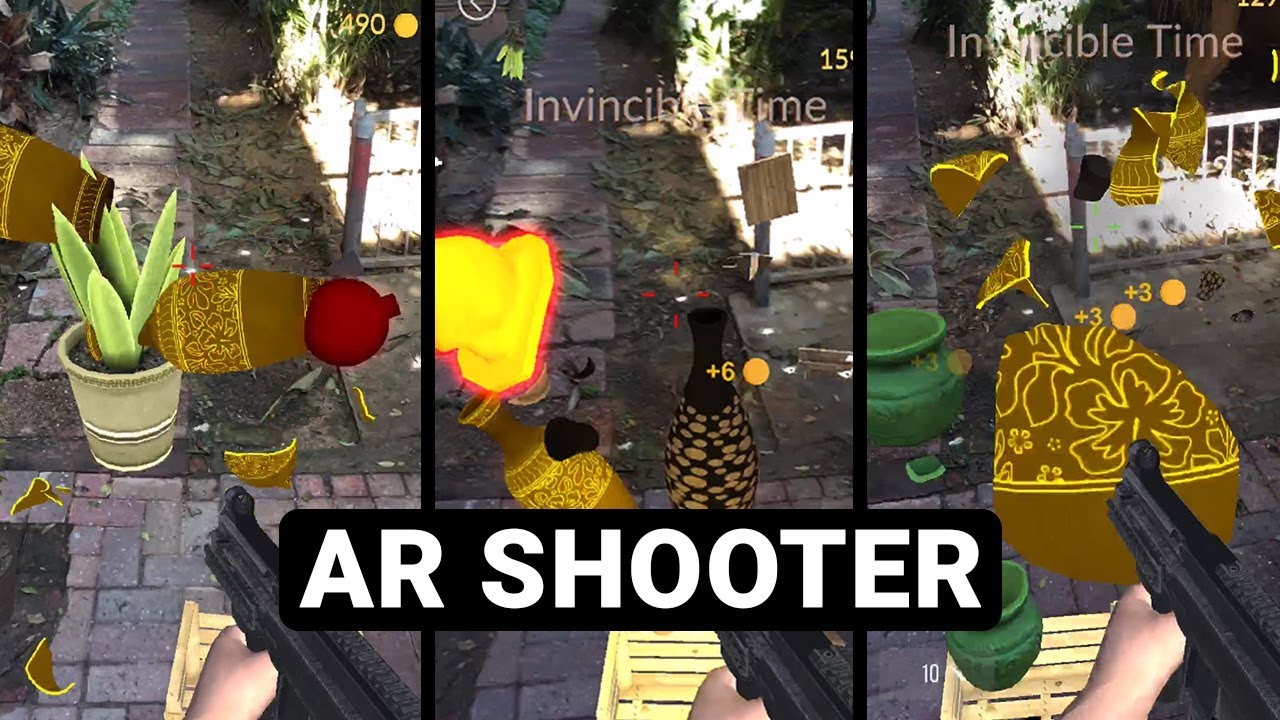 AR Sharpshooter - Fruit Ninja-like AR Shooting Game for iOS