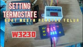 cara mengatur termostat w3230 thermostate suhu tipe xh-w3230