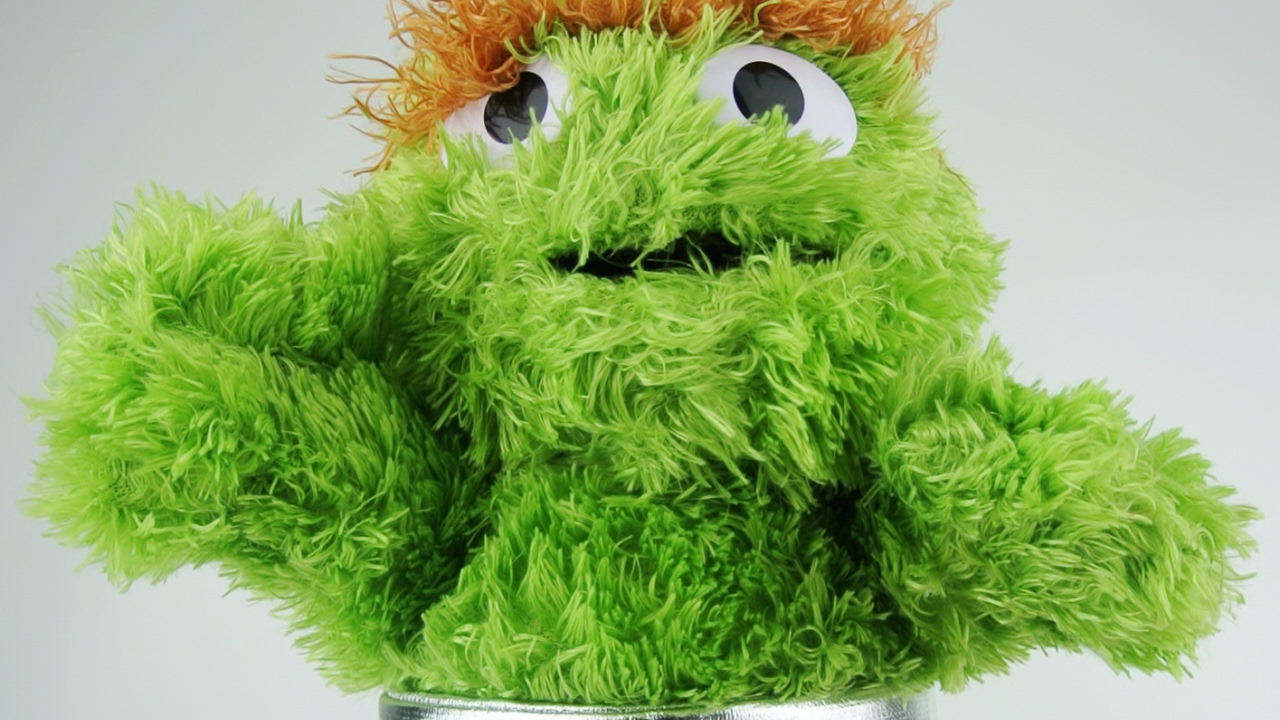 oscar the grouch stuffed animal