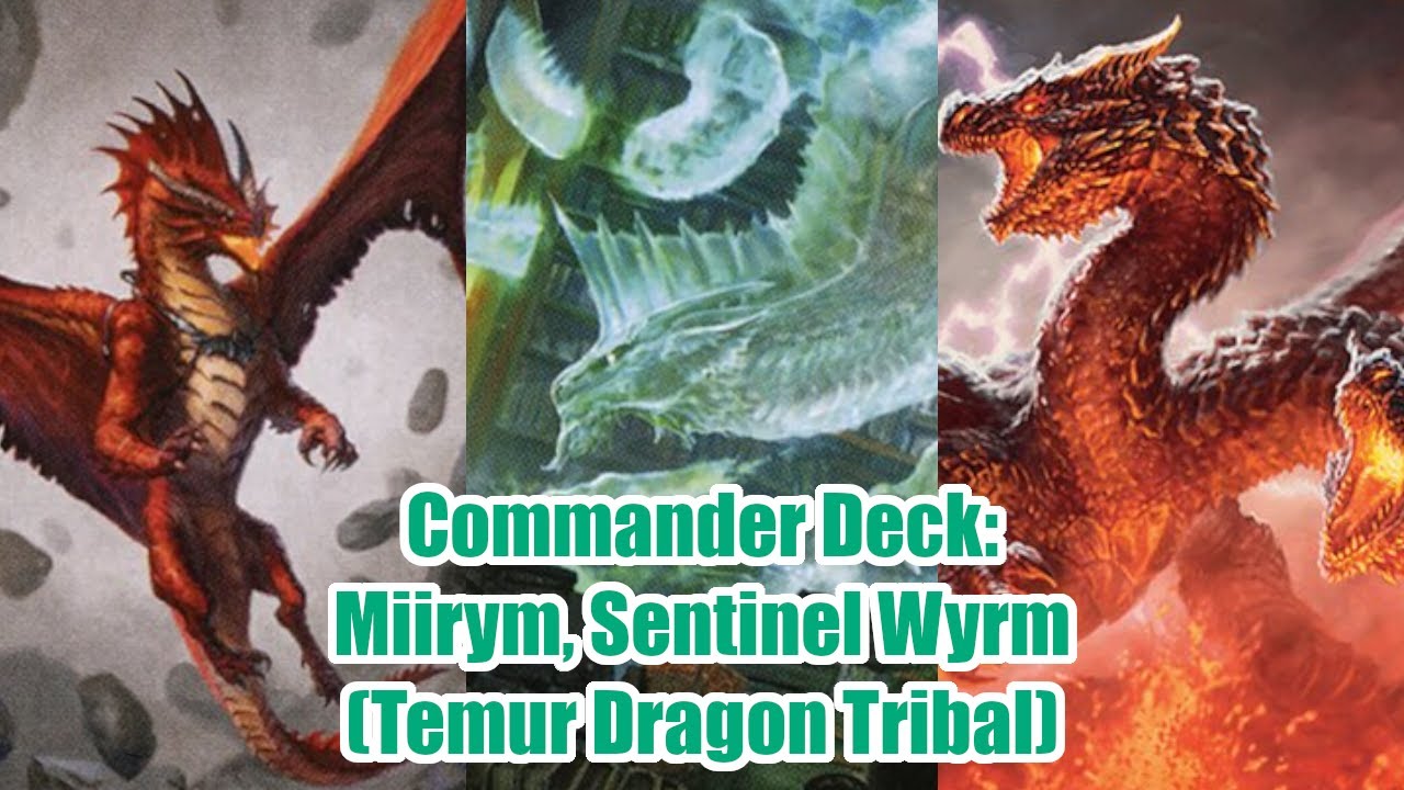 mtg miirym sentinel wyrm commander deck Miirym, Sentinel Wyrm COMMANDER DECK Dragon Tribal Copy MTG Custom EDH Magic