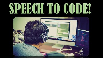 Speech to code - text to code using AI
