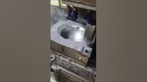 Safety helmet mould in cnc process