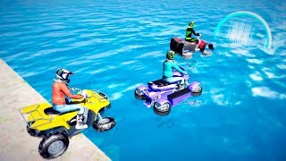 Bike Games - ATV Gibbs Quad-ski Racing - Gameplay Android free games screenshot 5