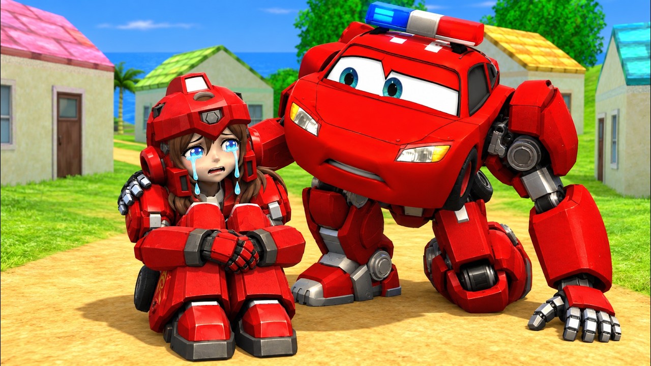 Lightning McQueen Rescue His Wife? Please Don't Cry! (GMOD Funny Animation)