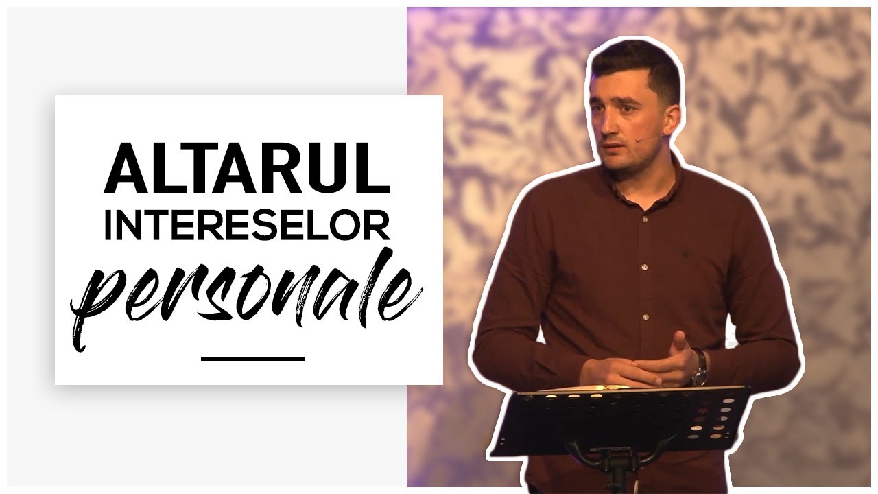 Dorel Coraș - Altarul intereselor personale