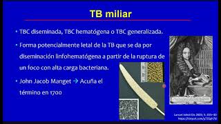 Tuberculosis miliar y reacciones adversas al tratamiento anti-tuberculoso posgrado Infectología UNAL