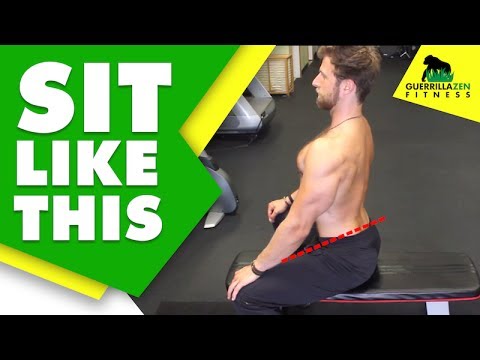 Anterior Pelvic Tilt Sitting Position | SIT LIKE THIS!