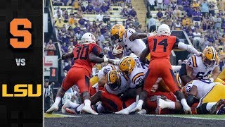 Syracuse vs. LSU Football Highlights (2017)