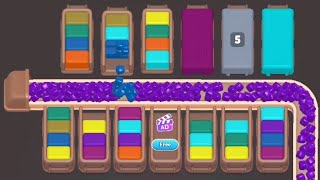 Car Loop Block Sort Level 62 Walkthrough Gameplay Android,iOS 