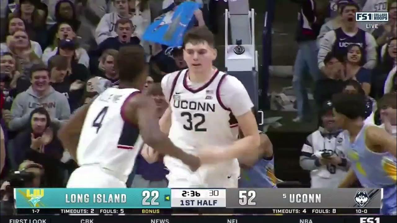 Donovan Clingan UConn Highlights - YouTube