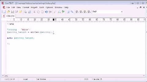 Beginner PHP Tutorial  46 - String Functions String Length
