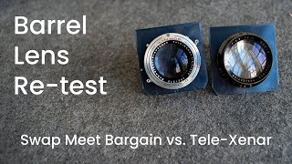 Large Format Lens Comparison - Still Life. Barrel Lens vs. Conventional Lens screenshot 3