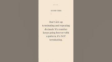 GED Math: Terminating Decimals Explained Simply