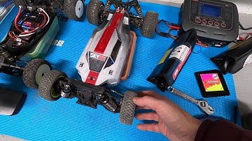 4WD MOD Buggy Racing Tekno EB410 on Super Soft Dirt Webs and borrowed Electron Tires - Netcruzer RC