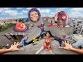 7 SPIDERMAN Vs SMILING WOMAN REAL LIFE ESCAPE 359.0 (Horror Parkour Pov Short) | Epic POV