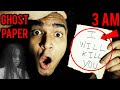 Ghost Paper At 3 AM Challenge  | Ankur Kashyap Vlogs