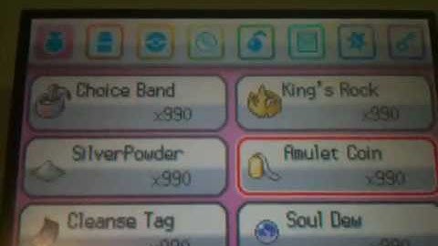 Action replay codes and heart gold and soul silver