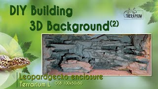 DIY Terrarium Background - Scaping 3D Rocks - Work inprogress (2)