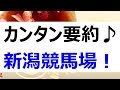 新潟競馬場攻略法！直線1000ｍと内回り外回りのポイント