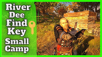 AC Valhalla Small Camp Central River Dee, Find  Key (check description),Open Locked Chest Small Camp