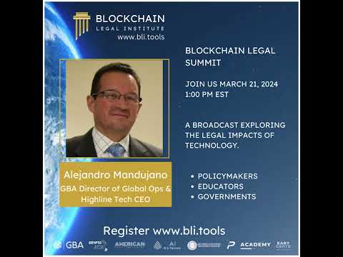 Speaker | Mexico & Blockchain | Global Summit | Alejandro Mandujano | March 21st