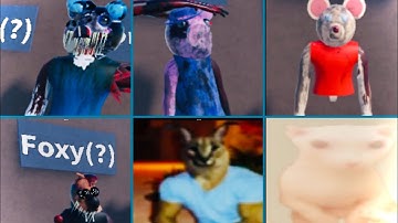 Piggy the result of isolation bot concepts all jumpscares!