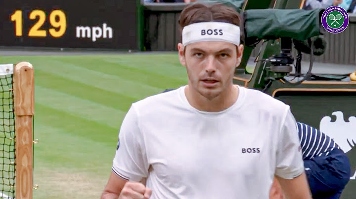 Crowd erupt after Taylor Fritz stunner | Wimbledon 2024