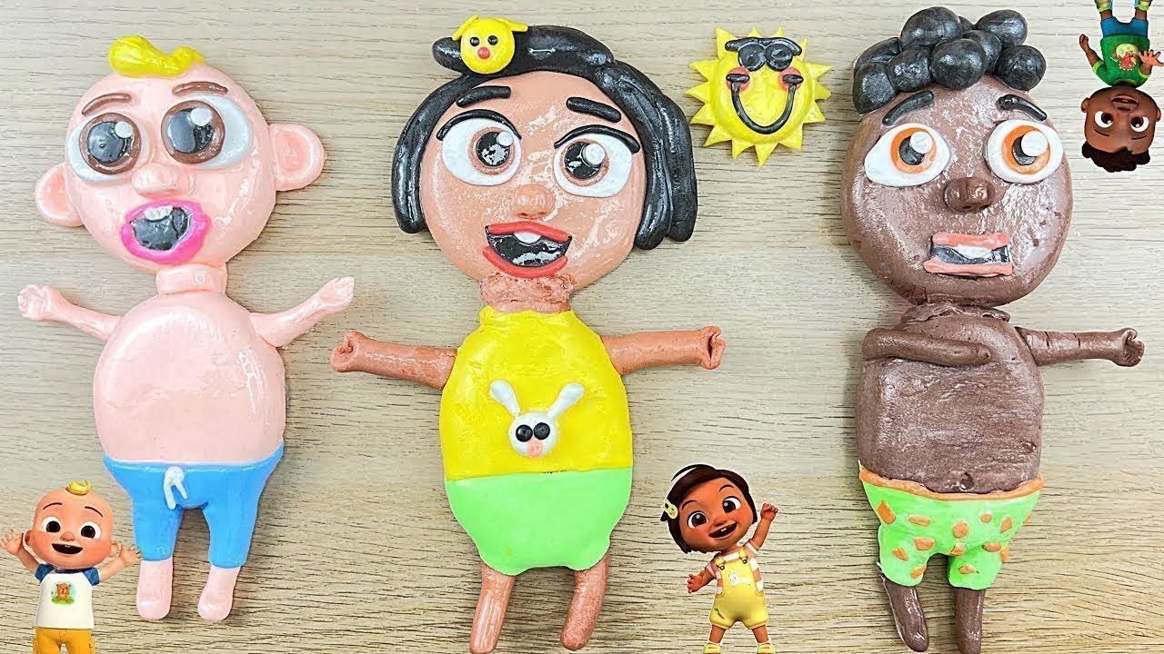 CoComelon Clay Cracking | Summer SprinklerDance | Nina, JJ and Cody