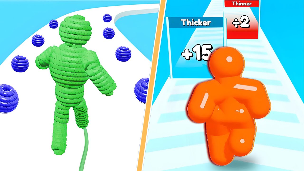 Rope-Man Run vs Tall Man Run Gameplay Speedrun Walkthrough 4K P21