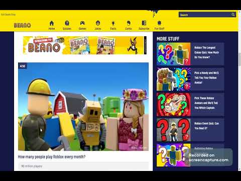 Roblox Quiz!