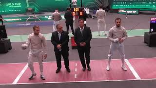 Enver YILDIRIM TUR vs REPETTI ITA - Fencing 2024 Budapest World Cup T16 Men Sabre Individual