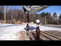 Beer bottle excavator trick