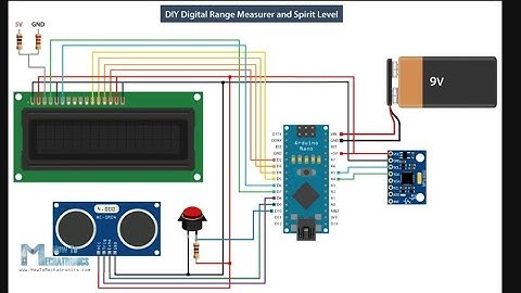 Arduino Range Measurer and Digital Spirit Level Project