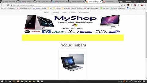 Tutorial Membuat Website E Commerce Dengan HTML, CSS BOOTSTRAP, PHP, MYSQL, Dan JAVASCRIPT