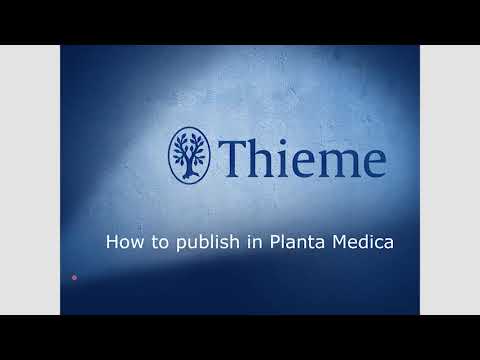 Publish in Planta Medica